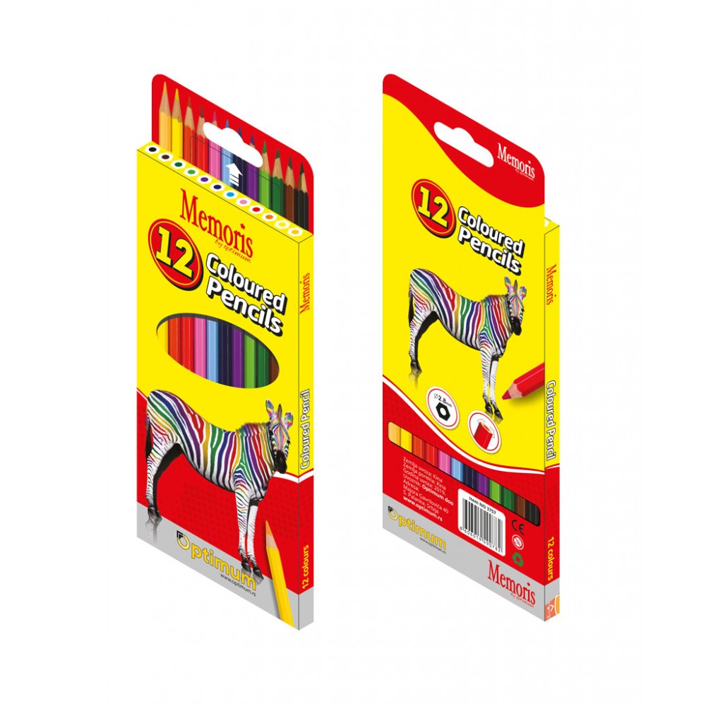 Boje drvene Zebra 1/12 Memoris