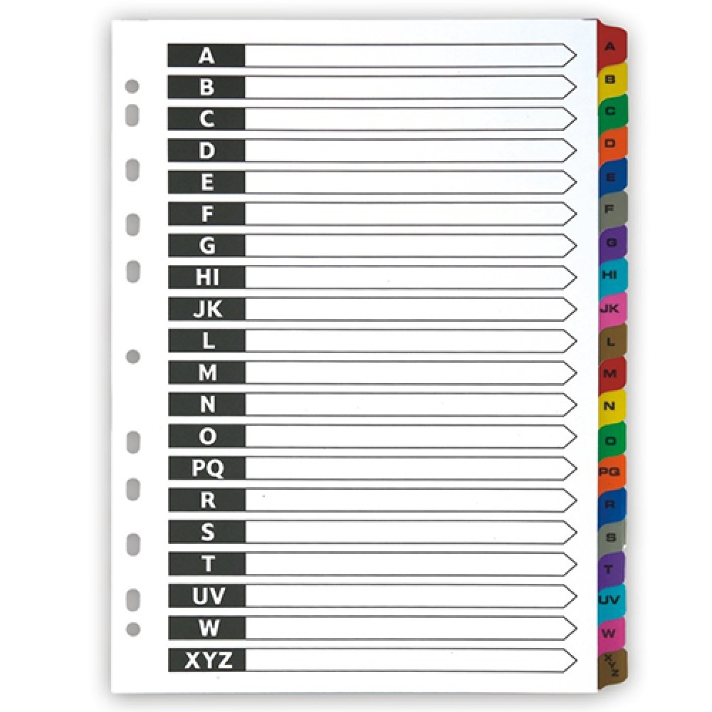 PREGRADNI KARTON A4 A-Z