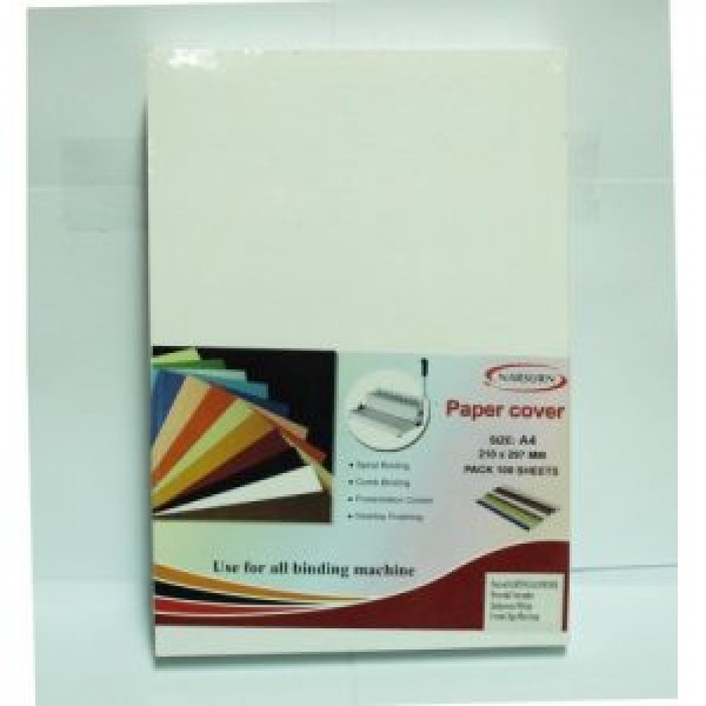 KORICE KARTONSKE ZA KORICENJE BELE 1/100