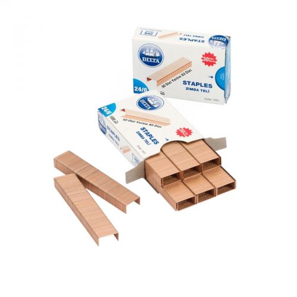 Klamerice Delta 24/6 zlatne