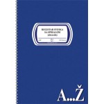 Registar sveska ABECEDA A4/180l - spiralni povez