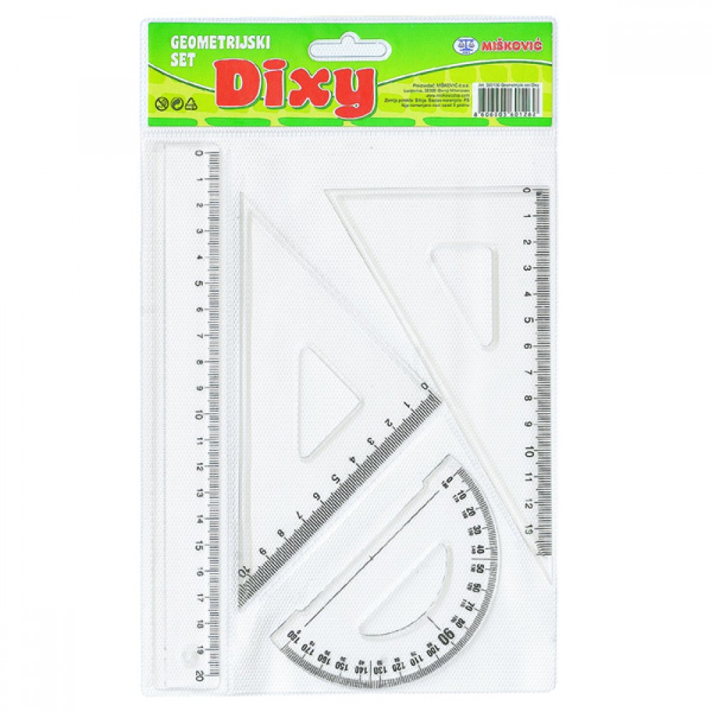GEOMETRIJSKI SET DIXIE